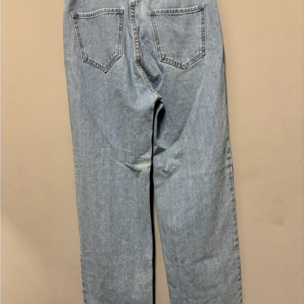 SHEIN Light Blue Boyfriend Jeans